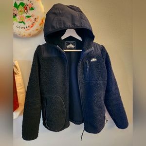Penfield, Sherpa Jacket, Size XS, Black